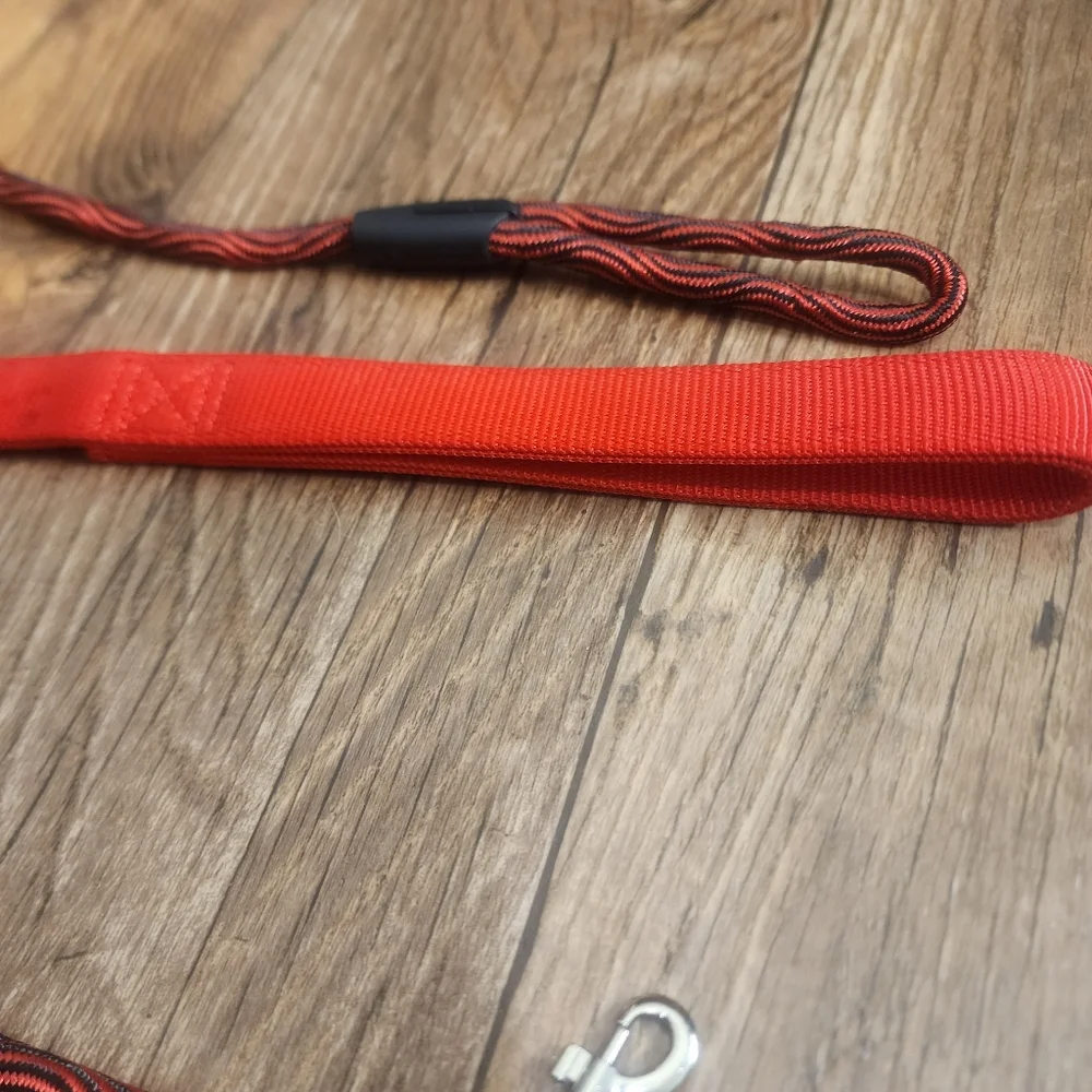 2-LEASHES COASTAL PET 6' HEAVY DUTY NYLON & CORDED / BRAIDED DOG LEASHES